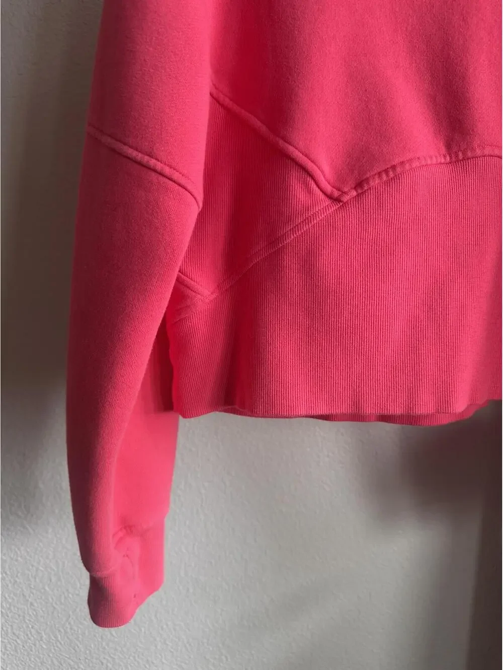 Lululemon Scuba Oversized Half Zip Hoodie Lip Gloss Pink M/L